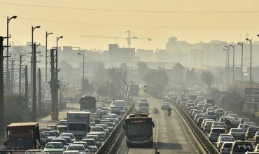 میزان آلودگی هوا تهران